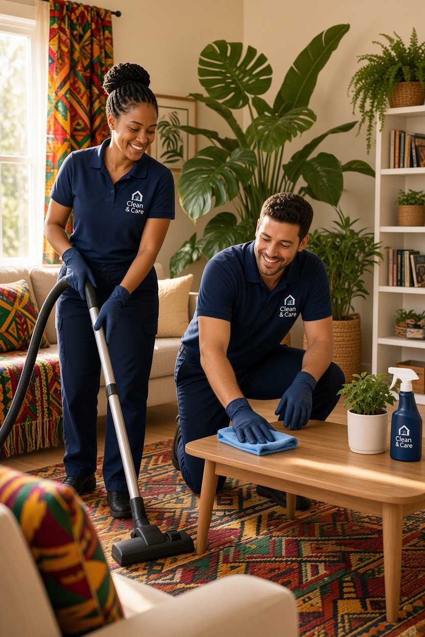 The ABKCleans team at work