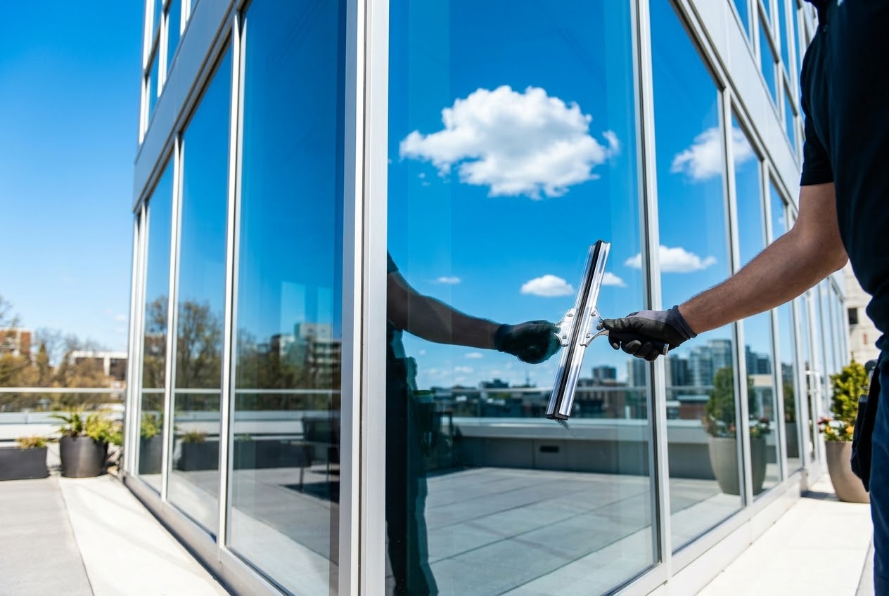 Streak-free windows and glossy surfaces